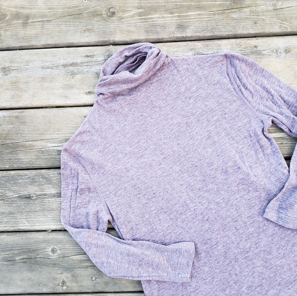 Woolrich • Light Purple Mock Neck Top